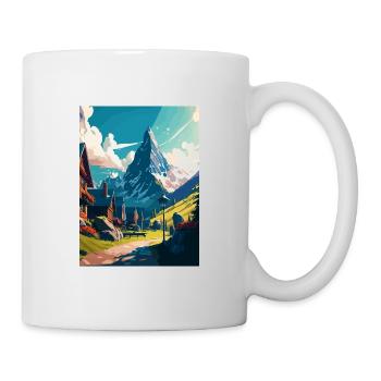 Grindelwald Switzerland Vintage Travel Poster WPA - Mug - white - Right