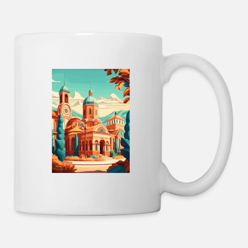 Sofia Bulgarien Balkanstaat St. Alexander Newski - Tasse - Weiß