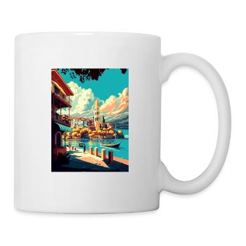 Thessaloniki Greece Decoration Travel Poster - Mug - white - Right