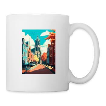 Utrecht Decoration Netherlands Travel Poster - Mug - white - Right
