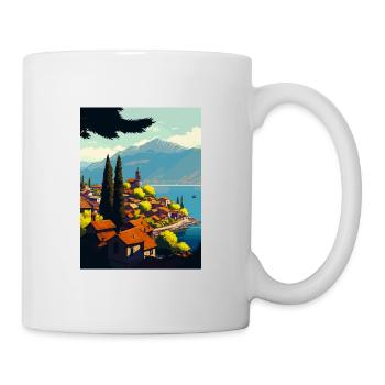 Ohrid Island Lake Church Of St John Macedonia - Mug - white - Right
