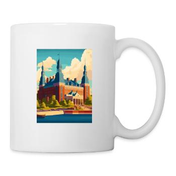 Helsingborg Schweden Vintage Reiseposter Souvenir - Tasse - Weiß - Rechts