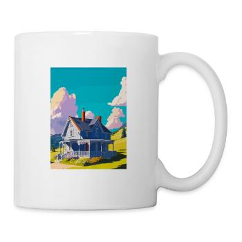 Appenzell Schweiz Vintage Reiseposter WPA - Tasse - Weiß - Rechts