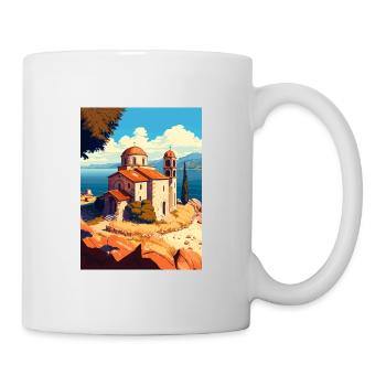 Ohrid Island Lake Church Of St John Macedonia - Mug - white - Right