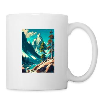 Triglav Slovenia Vintage Travel Poster Souvenir - Mug - white - Right