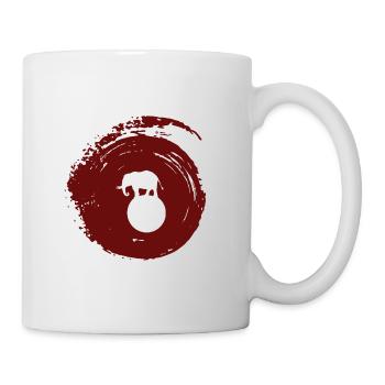 Elephant Clown Acrobatics - Mug - white - Right