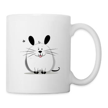 Oggo die Ratte - Tasse - Weiß - Rechts