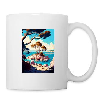 Brijuni National Park Croatia Travel Poster - Mug - white - Right