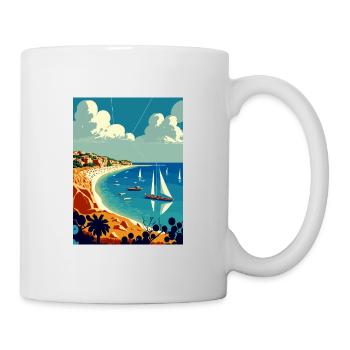 Gallipoli Turkey Vintage Travel Poster Souvenir - Mug - white - Right