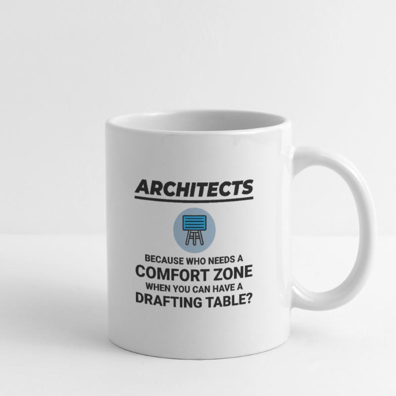 Architect Drafting Table Construction Architecture Mug