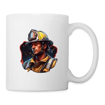 Pompier/Incendie/Incendie/Extinction/Héros - Mug blanc - blanc - Droite