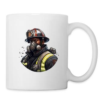 Pompier/Incendie/Incendie/Extinction/Héros - Mug blanc - blanc - Droite
