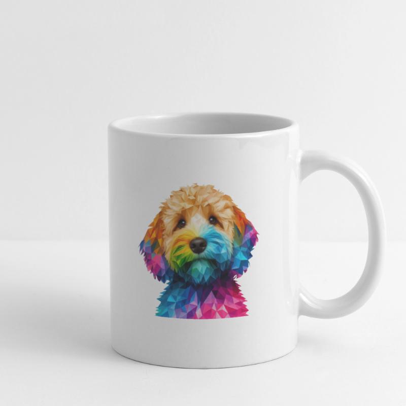 Modern geometric dog's muzzle cockapoo Mug