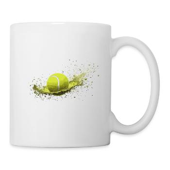 Tennis - Tasse - Weiß - Rechts