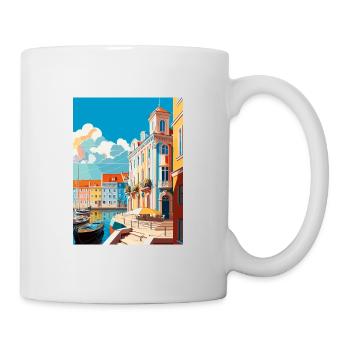 Aveiro Portugal Vintage Travel Poster WPA Souvenir - Mug - white - Right