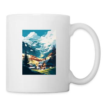 Zell Am Ziller Austria Vintage Travel Poster WPA - Mug - white - Right