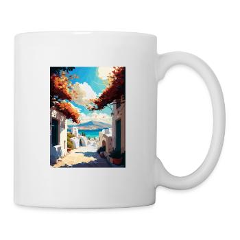 Naxos Greece Decoration Vintage Travel Poster WPA - Mug - white - Right