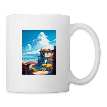 Diyarbakır Turquie Vintage voyage affiche Souvenir - Mug blanc - blanc - Droite