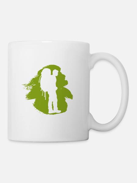 Rucksack Backpacking Backpacking - Tasse - Weiß