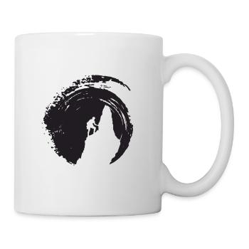Kletterer Felsklettern Alpen - Tasse - Weiß - Rechts