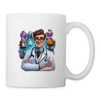 Médecin / professionnel de la santé / médecin / profession / spécialiste - Mug blanc - blanc - Droite