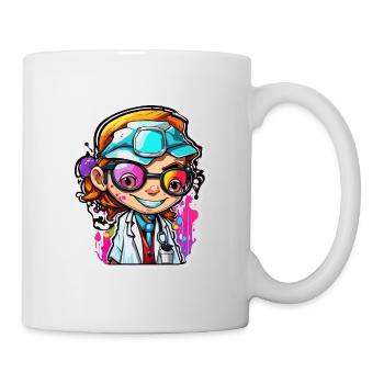 Médecin / professionnel de la santé / médecin / profession / spécialiste - Mug blanc - blanc - Droite