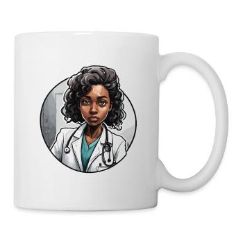 Ärztin / Medizinerin / Doktor / Beruf / Fachärztin - Tasse - Weiß - Rechts