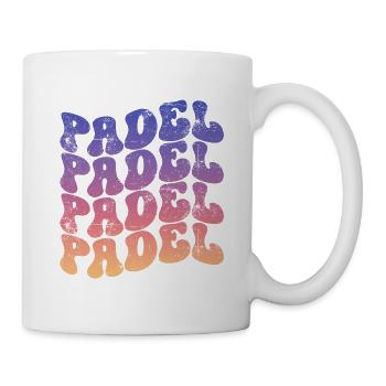 Pádel Retro - Tasse - Weiß - Rechts