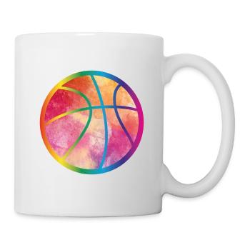 Basketball Watercolor - Mug - white - Right