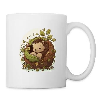 Cozy Hedgehog - Mug - white - Right