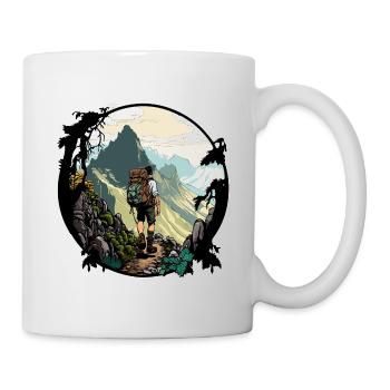 Explorateur de montagne - Mug blanc - blanc - Droite