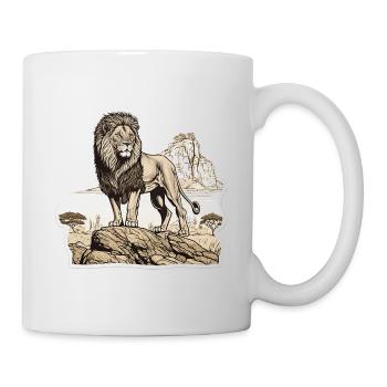 Regal Lion - Mug - white - Right