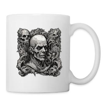 Mann / Tattoo / cool / Rock n Roll / Metal - Tasse - Weiß - Rechts