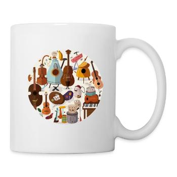 Die Instrumental-Crew - Tasse - Weiß - Rechts