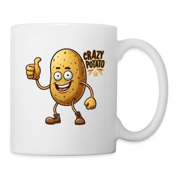 Crazy Veggies: Potato thumbs up - Tasse - Weiß - Rechts