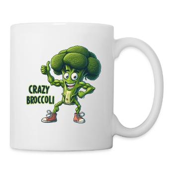 Légumes fous : Brocoli Calisthenics Pro Thumbs Up - Mug blanc - blanc - Droite