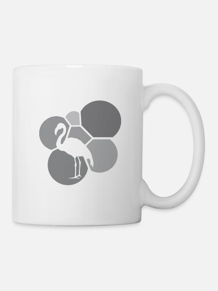 Flamenco Flamenco Wasservogel - Tasse - Weiß