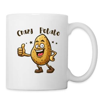 Crazy Veggies: Potato thumbs up - Tasse - Weiß - Rechts