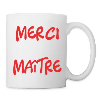 MASTER. THANK YOU. THANK YOU, MASTER. MASTER. MASTER GIFT - Mug - white - Right