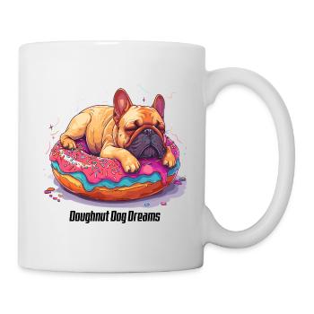 Doughnut Dog Dreams Donut Hunde Träume - Mug blanc - blanc - Droite