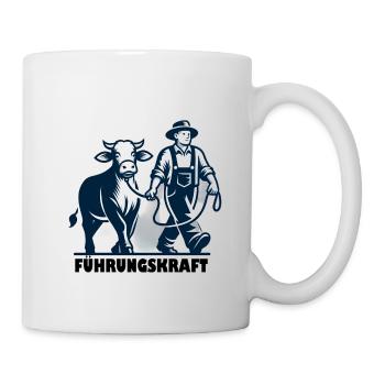 Führungskraft, lustiges Shirt mit Aussage - Tasse - Weiß - Rechts