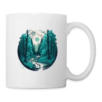 Whispers of the Woods: Embracing Serenity in Natur - Mug - white - Right