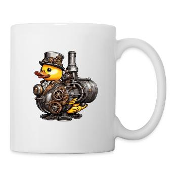 Gummiente / Badeente / Wasser / Badewanne - Tasse - Weiß - Rechts
