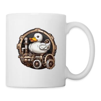 Gummiente / Badeente / Wasser / Badewanne - Tasse - Weiß - Rechts