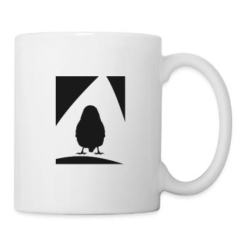 Bird Watching Flying Budgie - Mug - white - Right