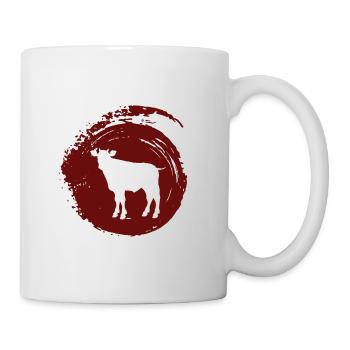 Rind Landwirtschaft Bauer - Tasse - Weiß - Rechts