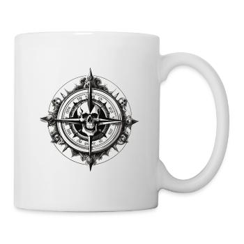 Compass / Cardinal Direction / Travel / Survival - Mug - white - Right