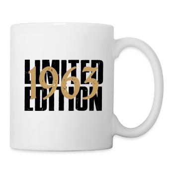 1963 Jahrgang Vintage Geburtstag Geschenk - Tasse - Weiß - Rechts