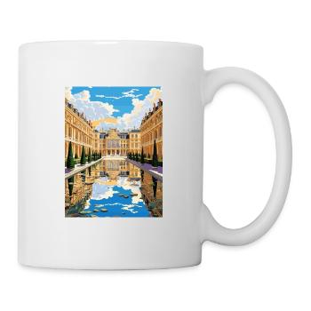 Château de Versailles Ouest décoration affiche de voyage - Mug blanc - blanc - Droite
