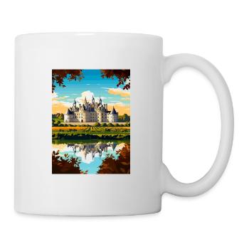 Vallée de la Loire France Vintage voyage affiche Souvenir - Mug blanc - blanc - Droite